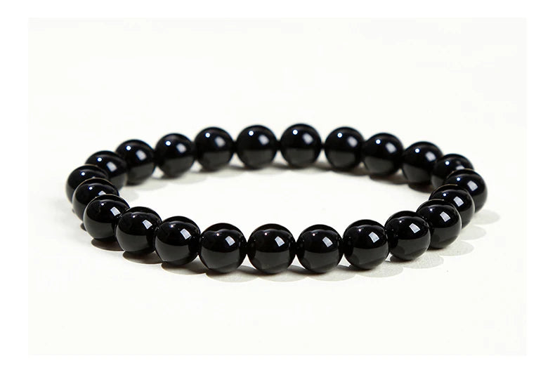 Natural Gemstone Bead Bracelet — Amethyst, Tiger Eye, Crystal, Agate & More | Reiki Healing Jewelry
