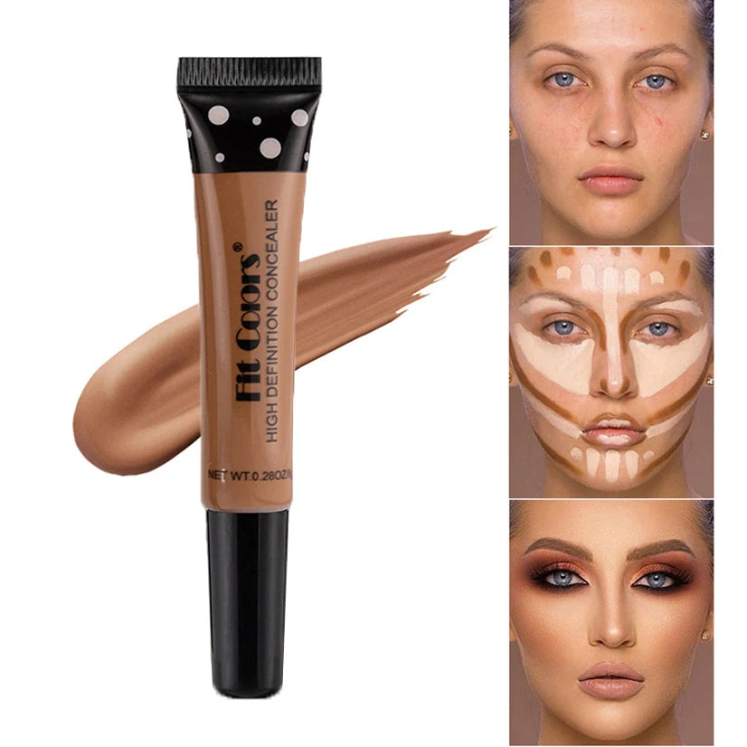 Fit Colors Full Cover Liquid Concealer BB Cream – Brightening, Waterproof & Natural Finish | 8 Shades