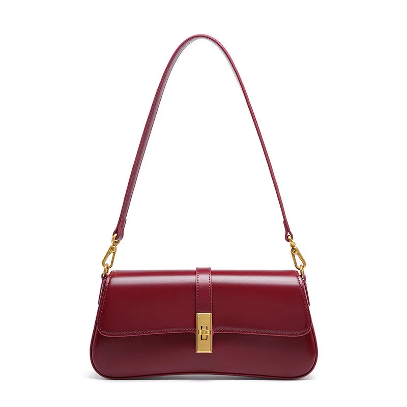 Jonlily Women Genuine Leather Shoulder Bag