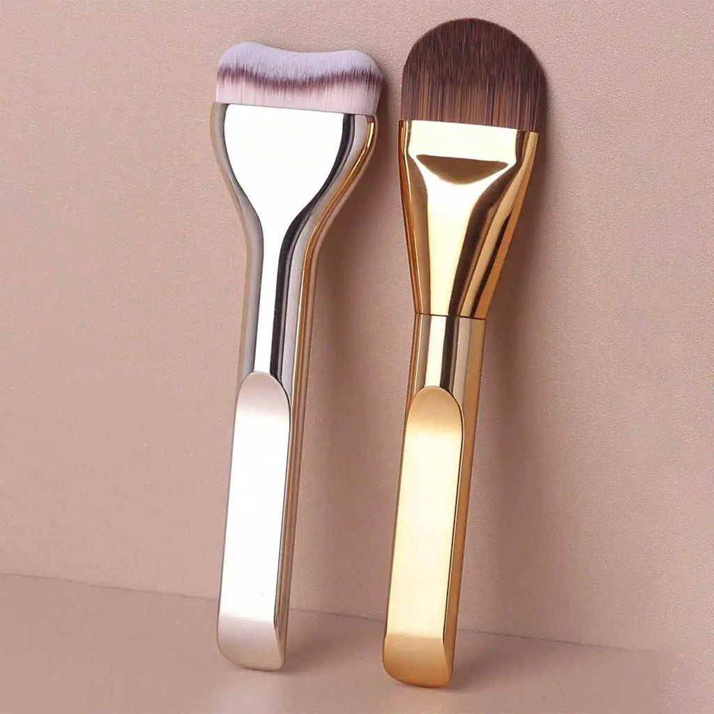 MAANGE 2pcs Foundation Makeup Brushes Set Ultra Thin Top Mask Brush For Liquid Cream Cosmetics Blending Beauty Tool Premium Gift Nanasbeautyholic