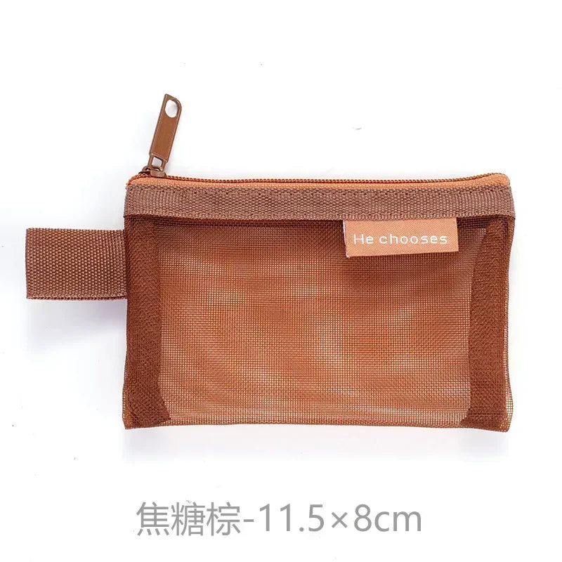 Square Solid Color Coin Bag