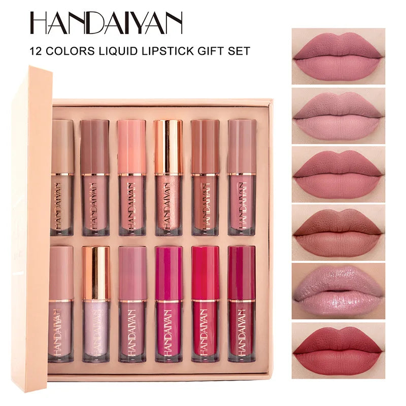 Matte Liquid Lipstick Kit Non Stick