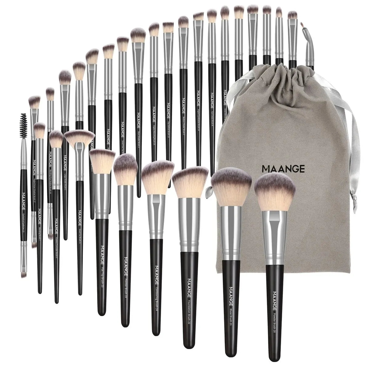 MAANGE 30pcs Professional Makeup Brush Set