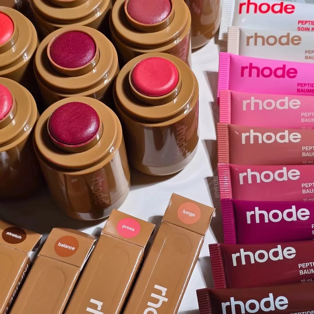 Rhode Peptide Lip Gloss, Glazing Fluid & Barrier Butter Skincare