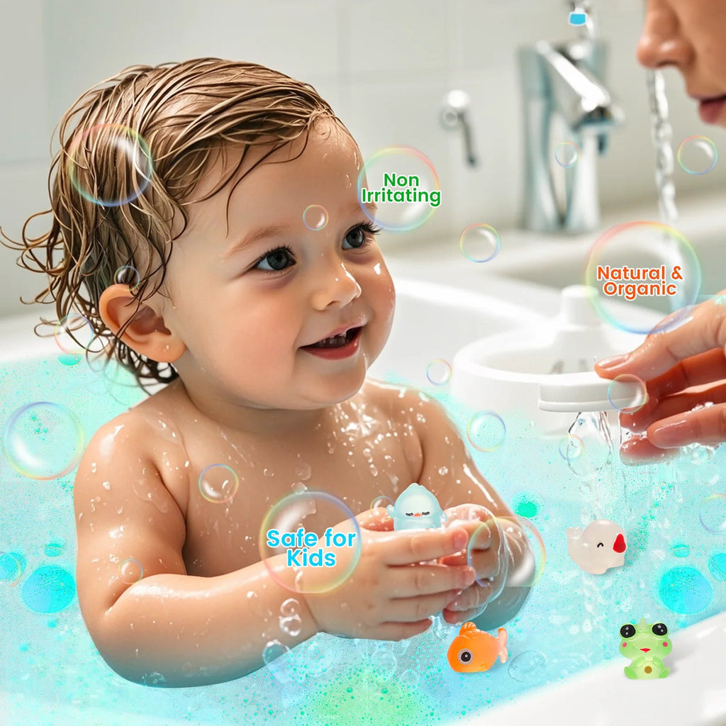 Bath Bombs for Kids with Toys Inside - 15 Pack Kids Bath Bombs with Glow in The Dark Bath Toys Inside, Birthday Gifts for Kids Nanasbeautyholic