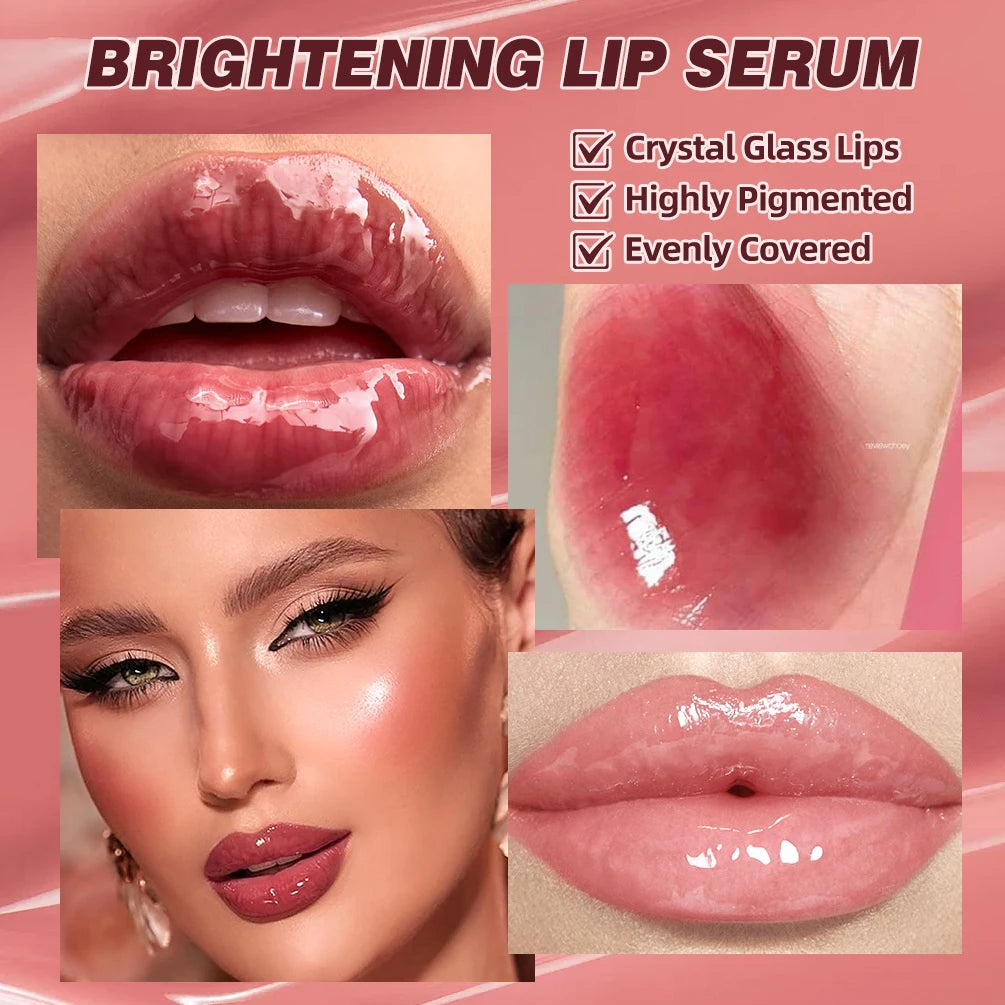 QIBEST Mirror Pearl Lipgloss Long Lasting Moisturizing Lipstick Shine Glitter Lip Glaze Non Stick Cup Jelly Pout Lip Tint Makeup Nanasbeautyholic