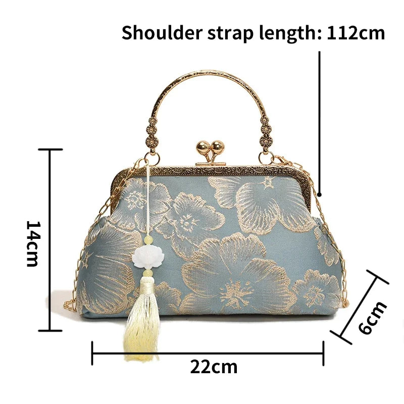 Chinese Style Embroidered Shoulder Bag