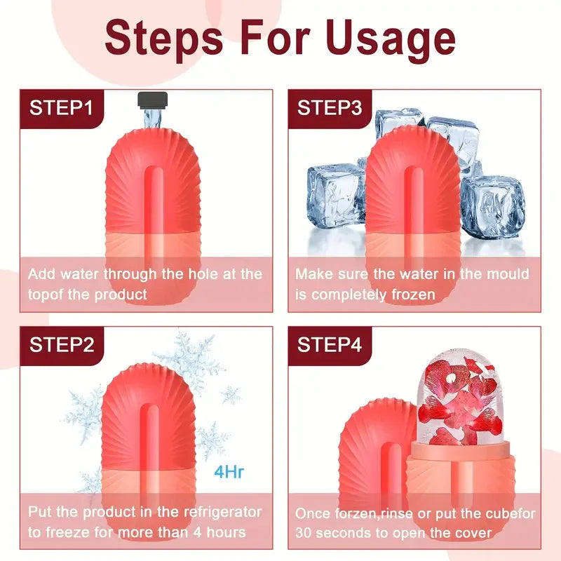Ice Globe Face Massager – Lifting, Contouring & Depuffing Skin Care Tool