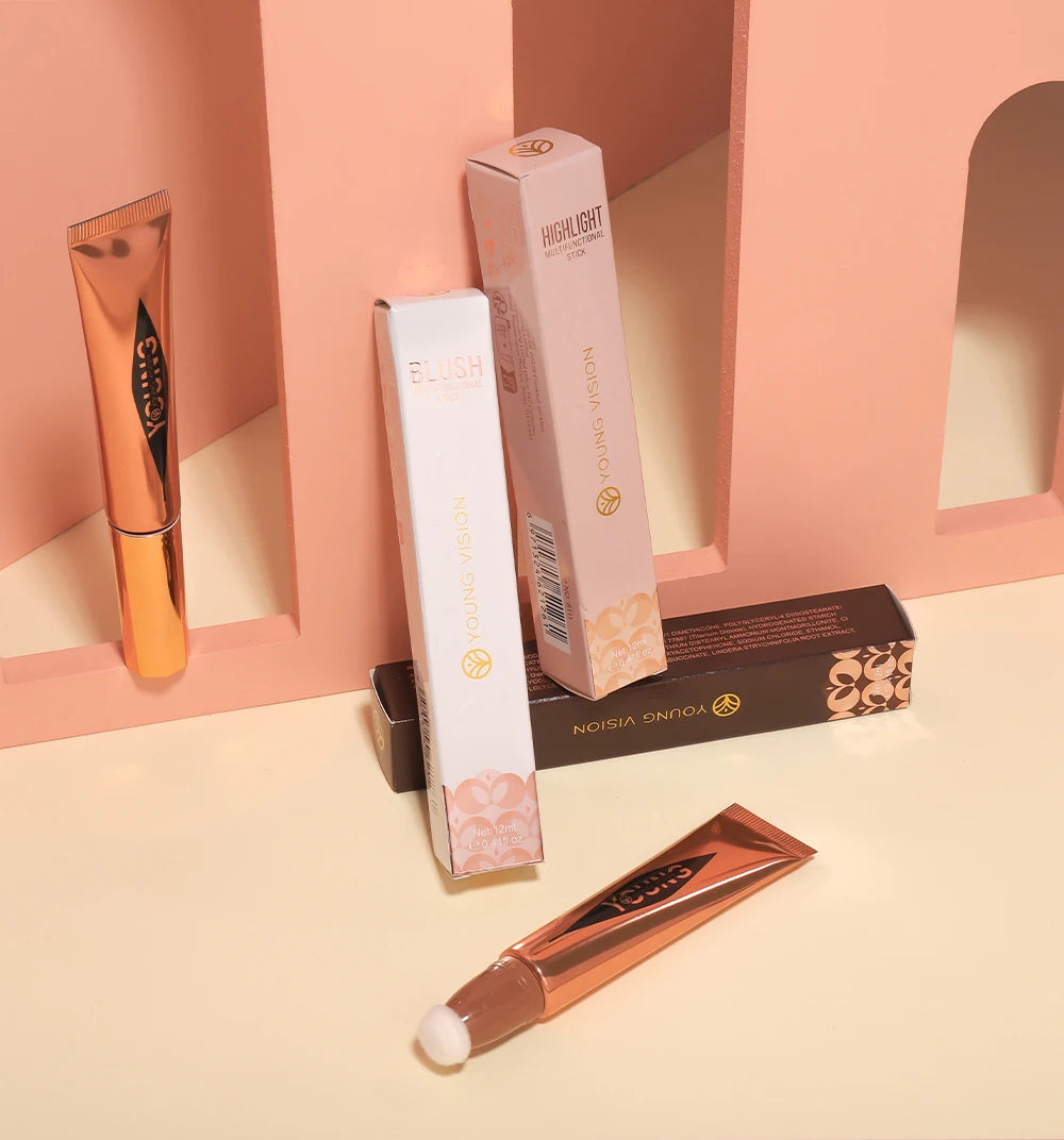 Young Vision 6-Shade Cushion Blush – Skin-Friendly Highlighter & Blush Stick