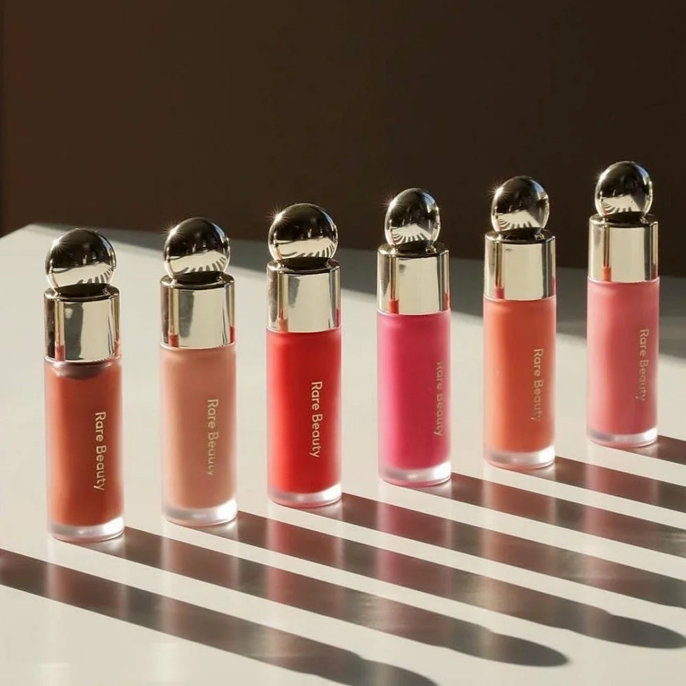 Rare Beauty Lipstick Blush Cream Grace Liquid Blush Waterproof Mositure Face Contour Shadow Blusher Liquid Blusher Plump Makeup Nanasbeautyholic