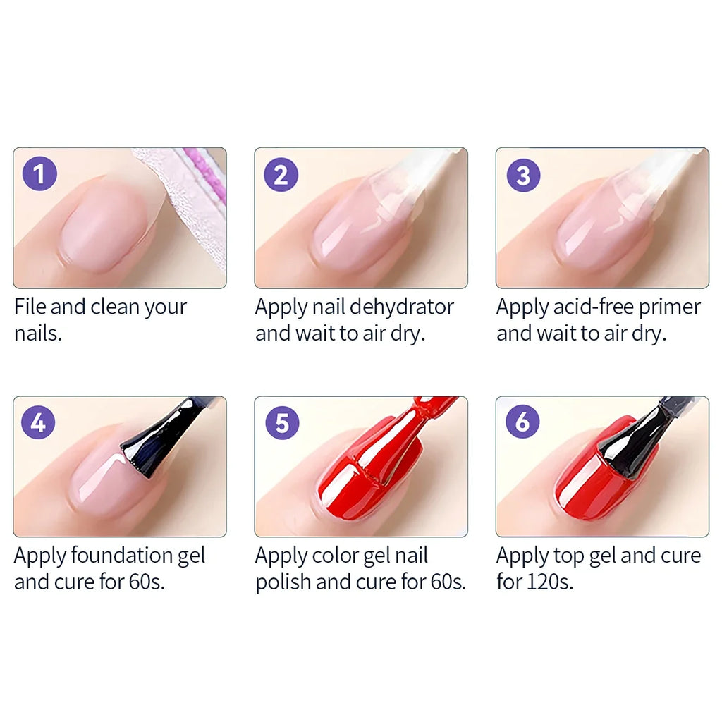 Nailpop Nail Dehydrator & Primer Set - Professional Nail Prep Kit