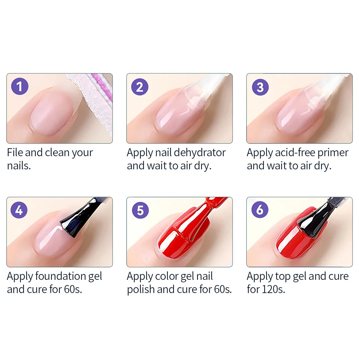 Nailpop Nail Dehydrator & Primer Set - Professional Nail Prep Kit