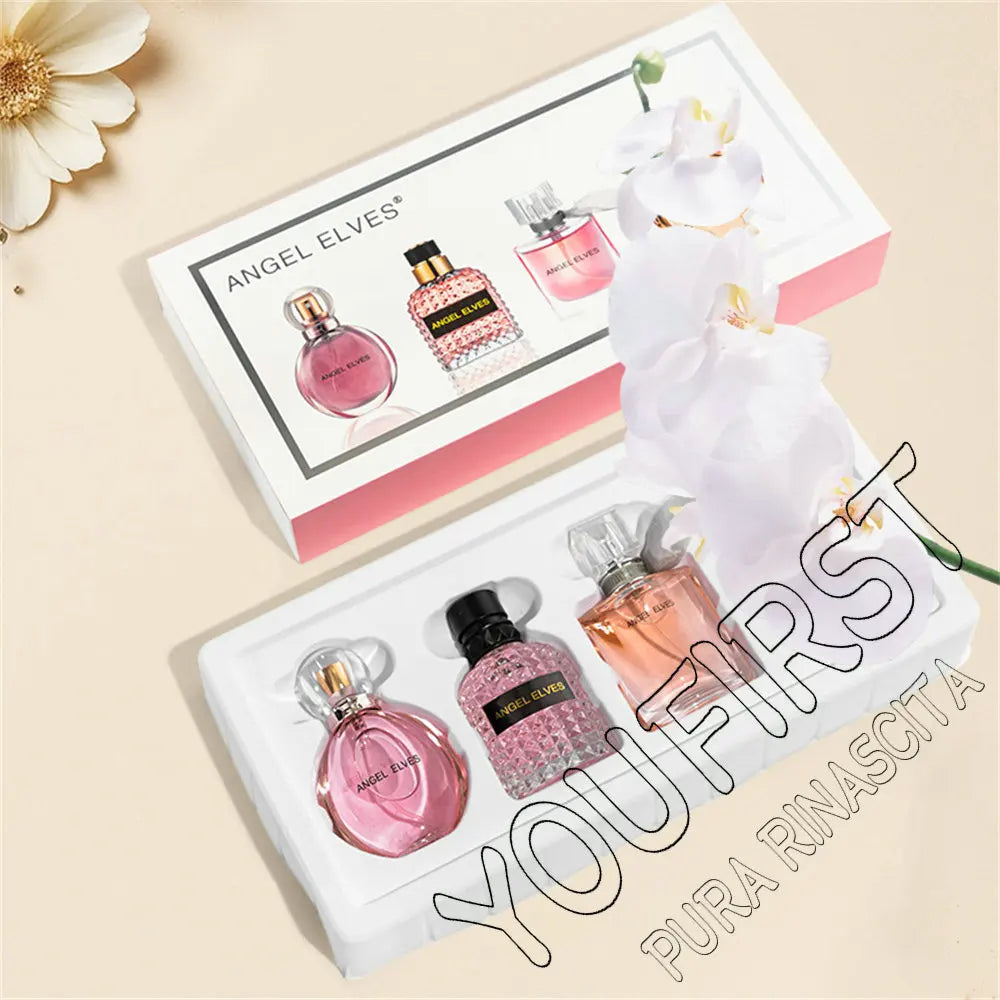 Classic Perfume Women Original 향수 Feminino Perfumes De Mujer Floral Scent Spray 120ml Pheromone Profumo Donna Gift Box 4Pcs Set Nanasbeautyholic