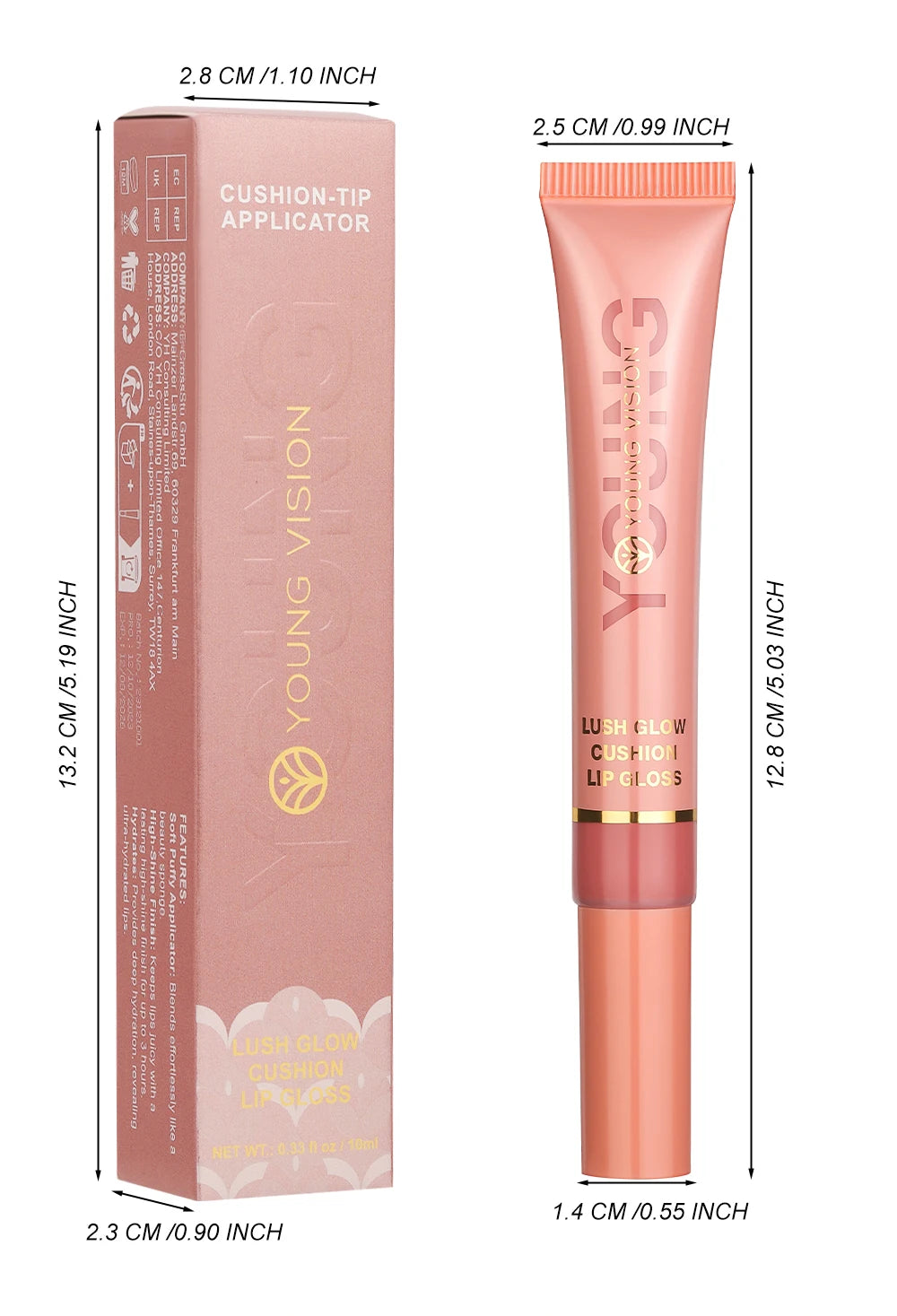 YOUNG VISION  6 color Brightening Lip Color