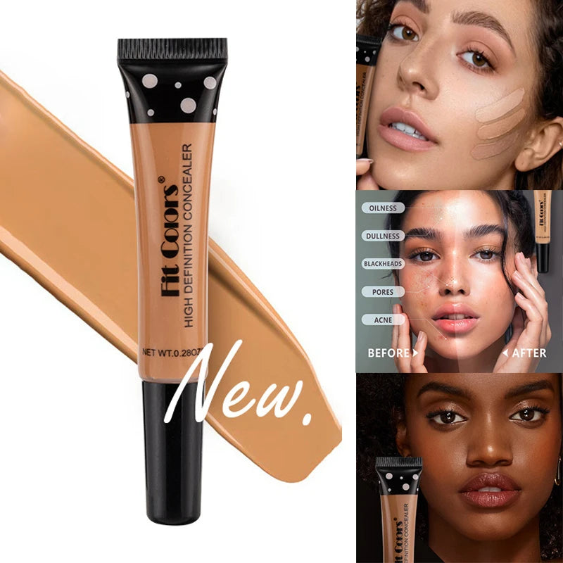 Fit Colors Full Cover Liquid Concealer BB Cream – Brightening, Waterproof & Natural Finish | 8 Shades