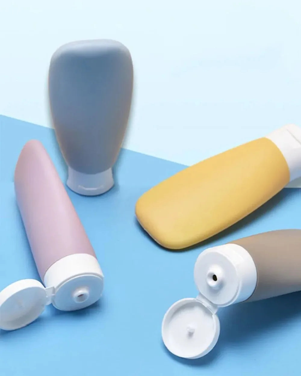 4Pcs 60ml Travel Botttle Set Refillable Bottles