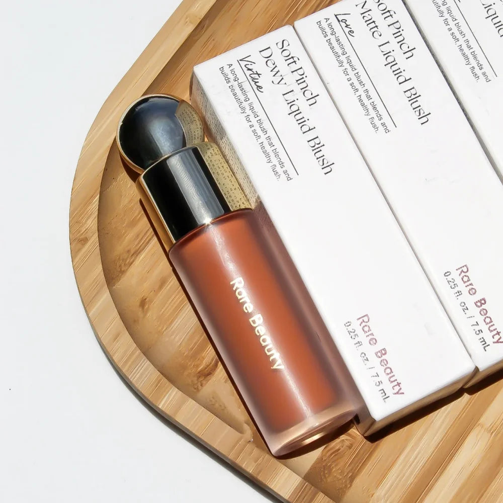 Rare Beauty Lipstick Blush Cream Grace Liquid Blush Waterproof Mositure Face Contour Shadow Blusher Liquid Blusher Plump Makeup Nanasbeautyholic