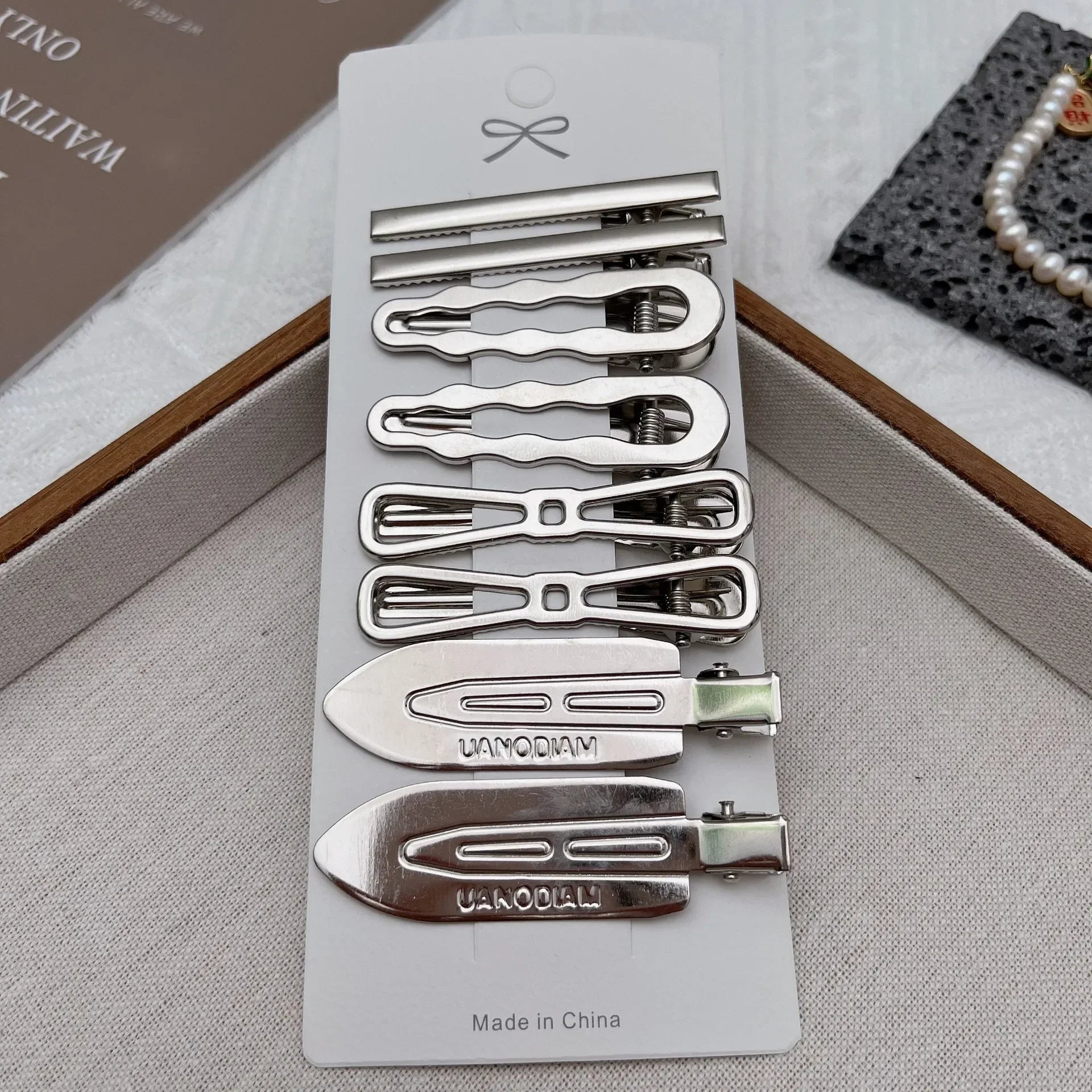 Sliver Metal Hair Clips