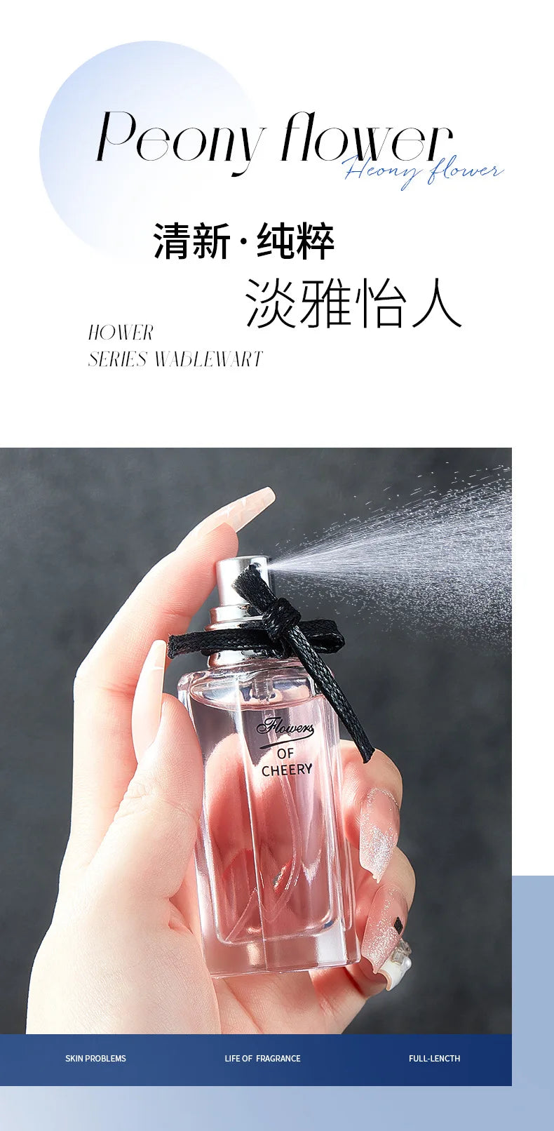 Original Women Perfume Gift Box Perfumes Set 4PCS*25ML Long Lasting Fresh Fragrance Eau De Toilette Gift For Women Men Pheromone Nanasbeautyholic