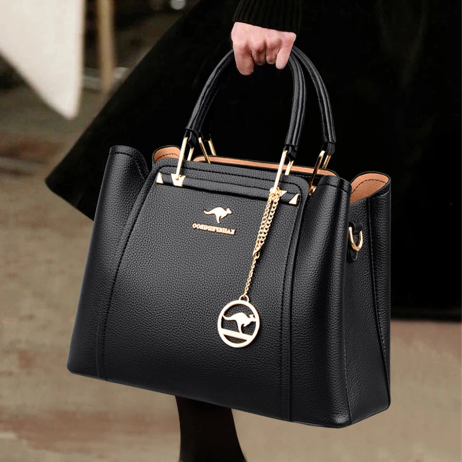 Luxury Women Designer 3 Layers Shoulder