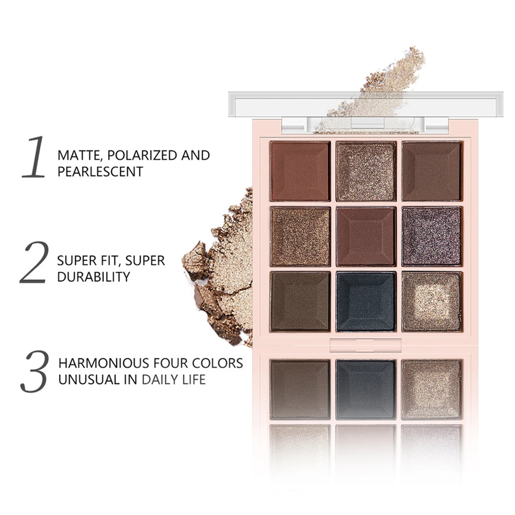 Eye shadow Palette, Matte & Shimmer Finish