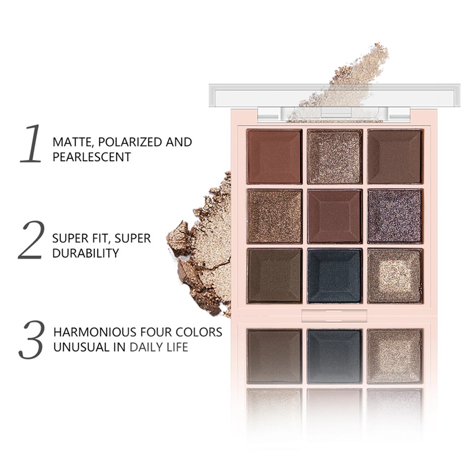 Eye shadow Palette, Matte & Shimmer Finish