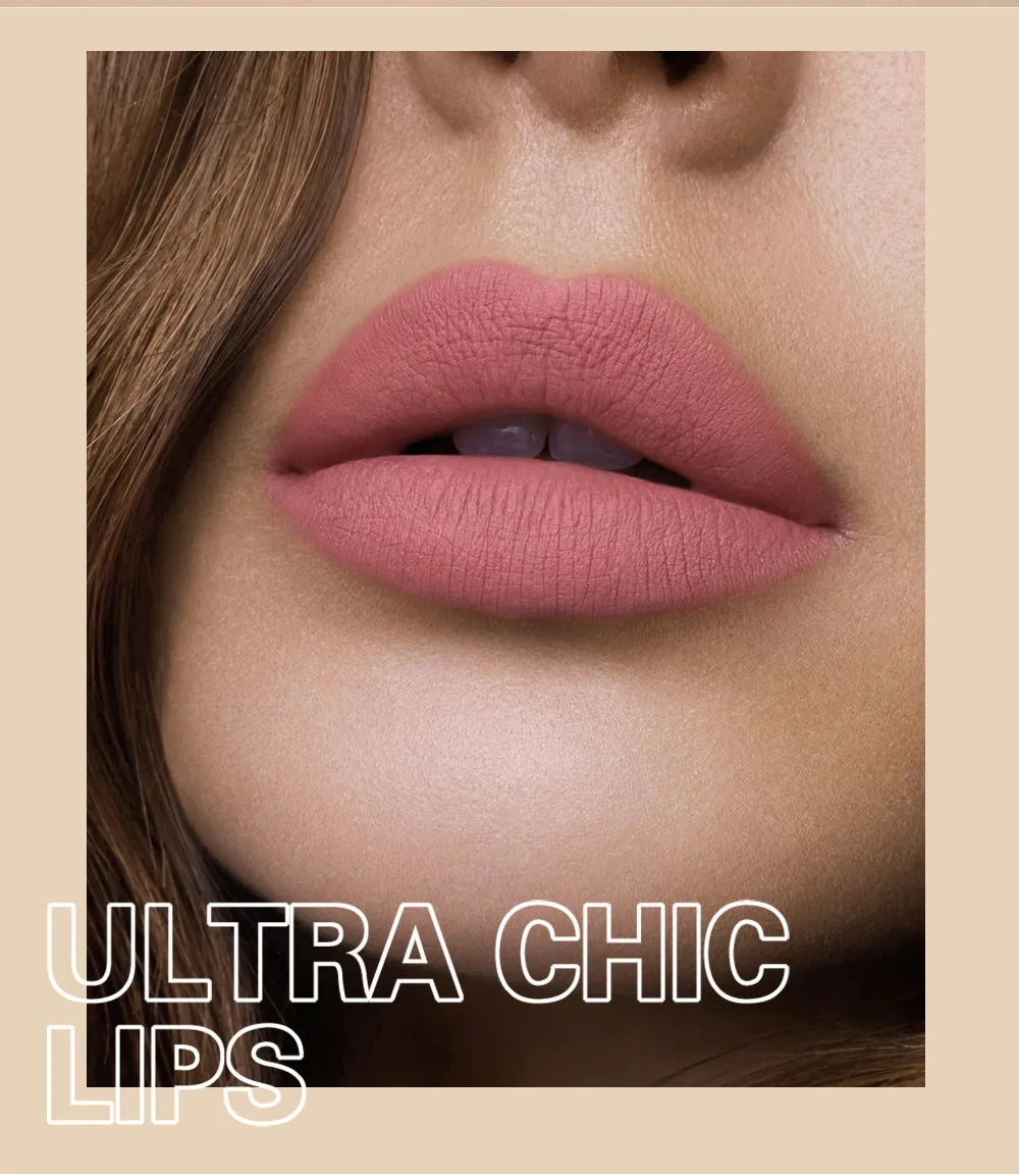 Matte Liquid Lipstick Kit Non Stick