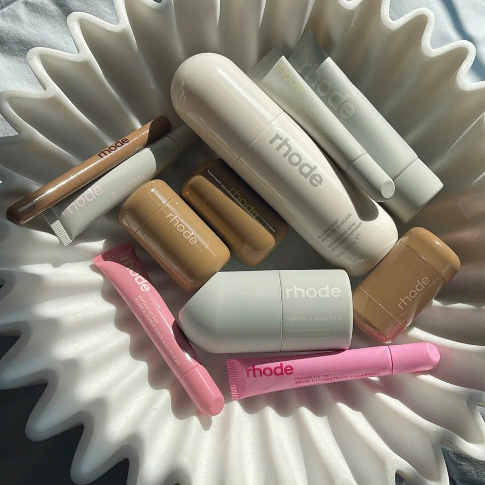 Rhode Peptide Lip Gloss, Glazing Fluid & Barrier Butter Skincare