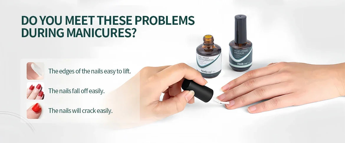 Nailpop Nail Dehydrator & Primer Set - Professional Nail Prep Kit