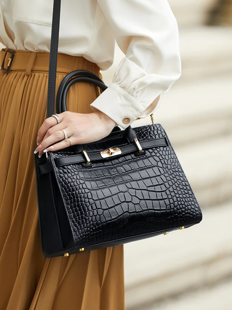 Hot ZOOLER Fashion Woman Bag Full Genuine Leather Shoulder Bags for Businesswomen Real Cow Handbags Purses Bolsa Feminina #wg383 Nanasbeautyholic