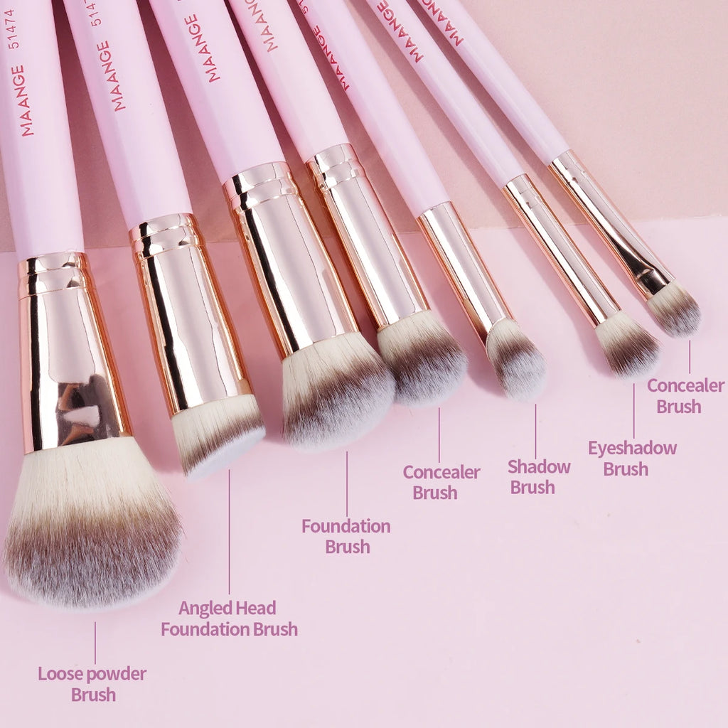MAANGE 7PCS Makeup Brush Set