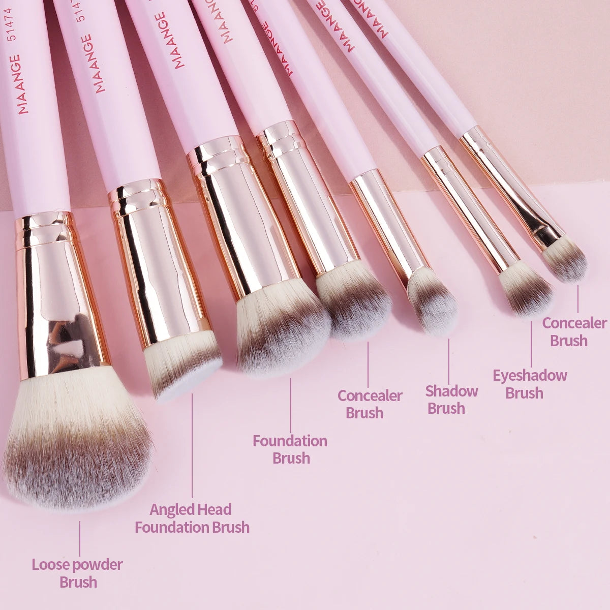 MAANGE 7PCS Makeup Brush Set