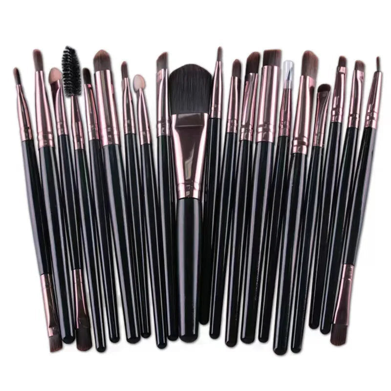 20pcs Eye brush Complete eyeshadow Brush Beauty Tool Explosive neutral logo Free Eyeliner brush Nanasbeautyholic