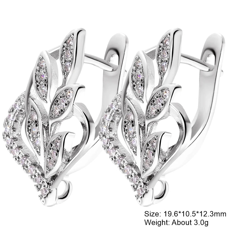 18K Gold Plated Zircon Earring Hooks for DIY Jewelry Making – Leverback Ear Wire Findings