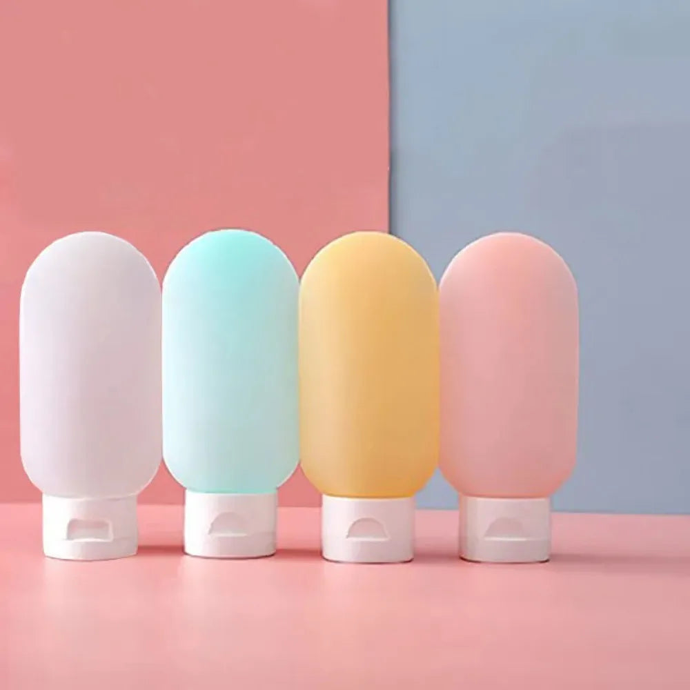 4Pcs 60ml Travel Botttle Set Refillable Bottles