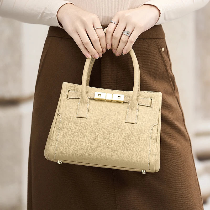Hot ZOOLER Fashion Woman Bag Full Genuine Leather Shoulder Bags for Businesswomen Real Cow Handbags Purses Bolsa Feminina #wg383 Nanasbeautyholic