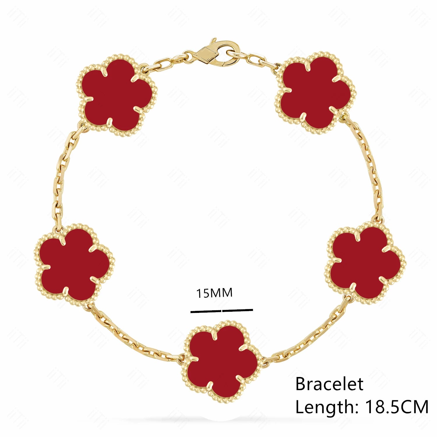 Lucky Clover Natural Mother of Pearl Bracelet & Necklace – Gold & Silver