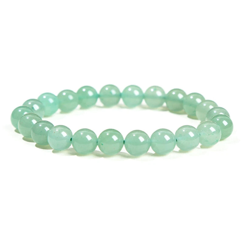 Natural Gemstone Bead Bracelet — Amethyst, Tiger Eye, Crystal, Agate & More | Reiki Healing Jewelry