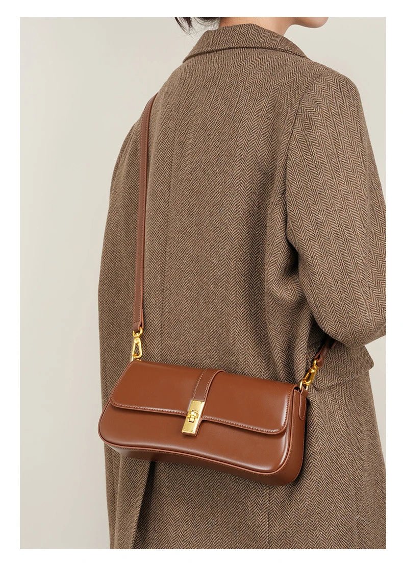 Jonlily Women Genuine Leather Shoulder Bag