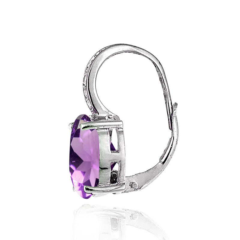 Vibrant Sterling Silver Colorful Gemstone Hoop Earrings — Wear Your Joy, Shine Your Color