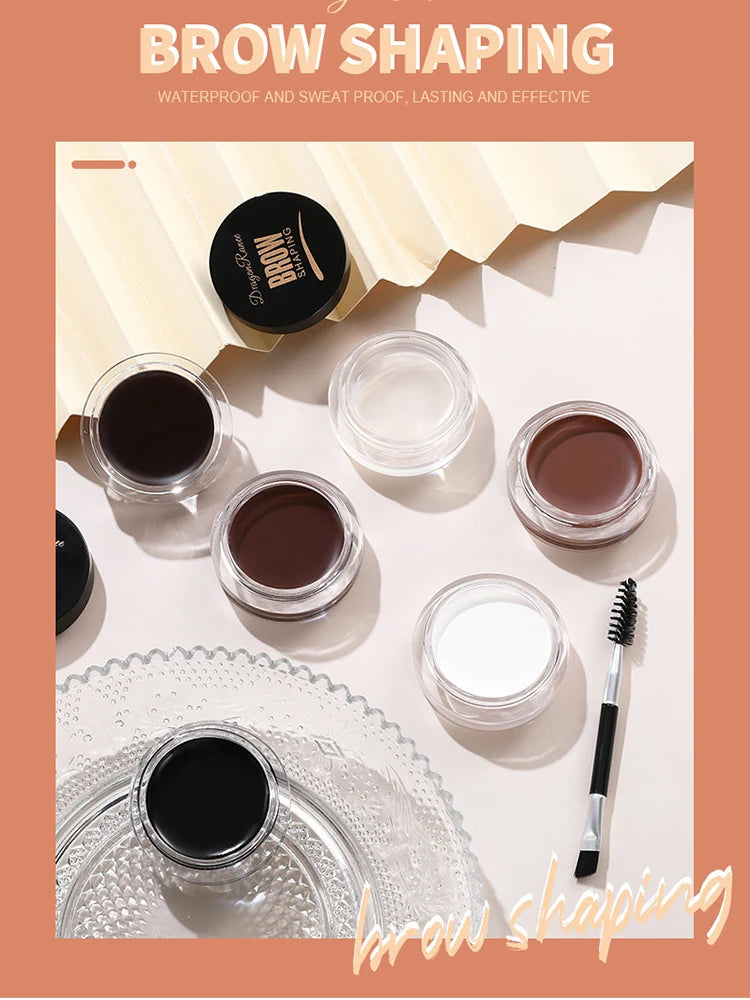Dragon Ranee 6color Wild Eyebrow Styling Eyebrow Cream Styling Eyebrow Gel Soap Wax White Eyebrow Cream Nanasbeautyholic