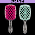 2pcs Professional Comb Detangling Hair Brush Scalp Massage Anti-static