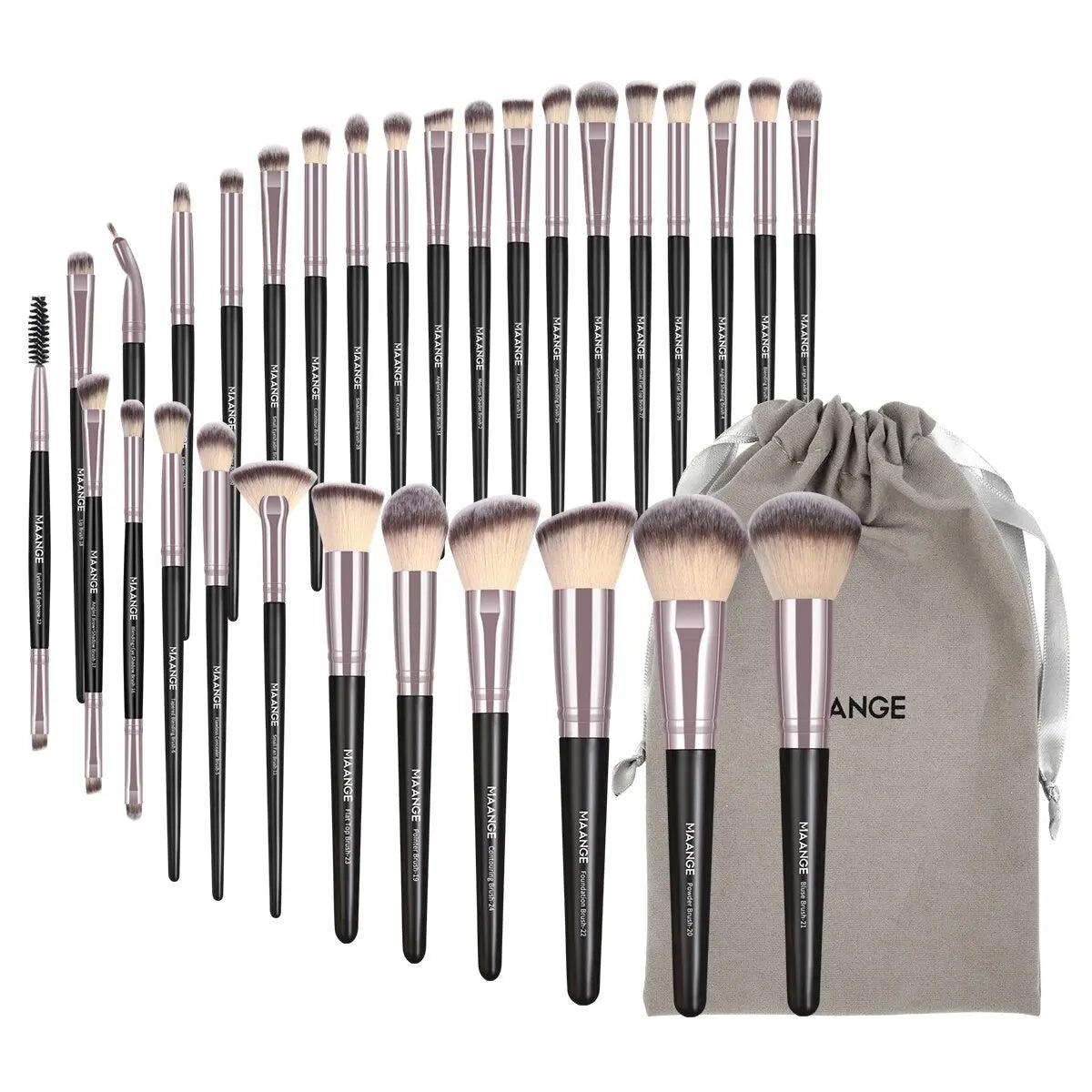MAANGE 30pcs Professional Makeup Brush Set