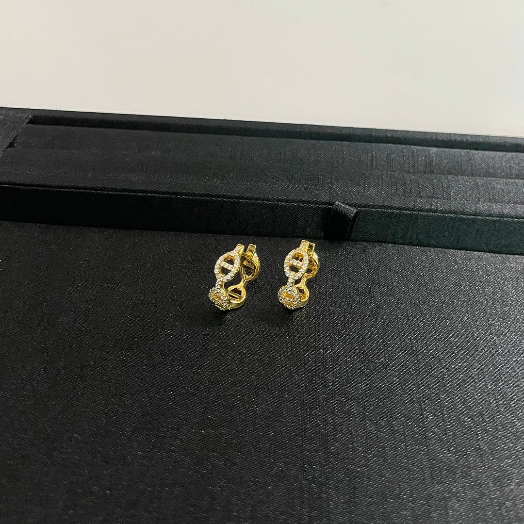 Luminous Sterling Silver Stud Earrings — Timeless Elegance for Every Precious Moment