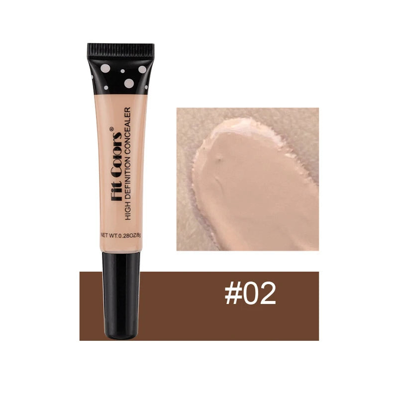 Fit Colors Full Cover Liquid Concealer BB Cream – Brightening, Waterproof & Natural Finish | 8 Shades