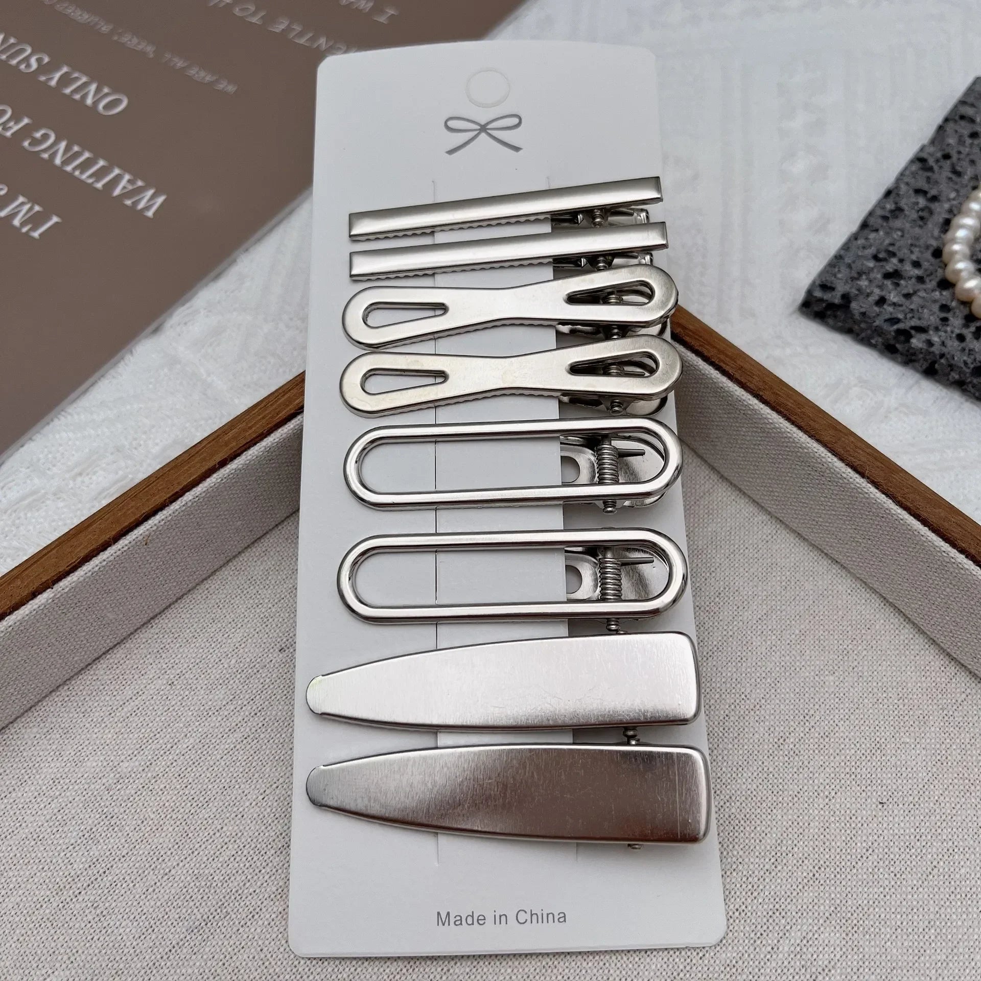Sliver Metal Hair Clips