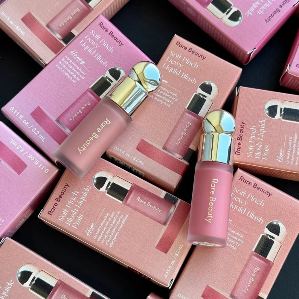 Rare Beauty Lipstick Blush Cream Grace Liquid Blush Waterproof Mositure Face Contour Shadow Blusher Liquid Blusher Plump Makeup Nanasbeautyholic