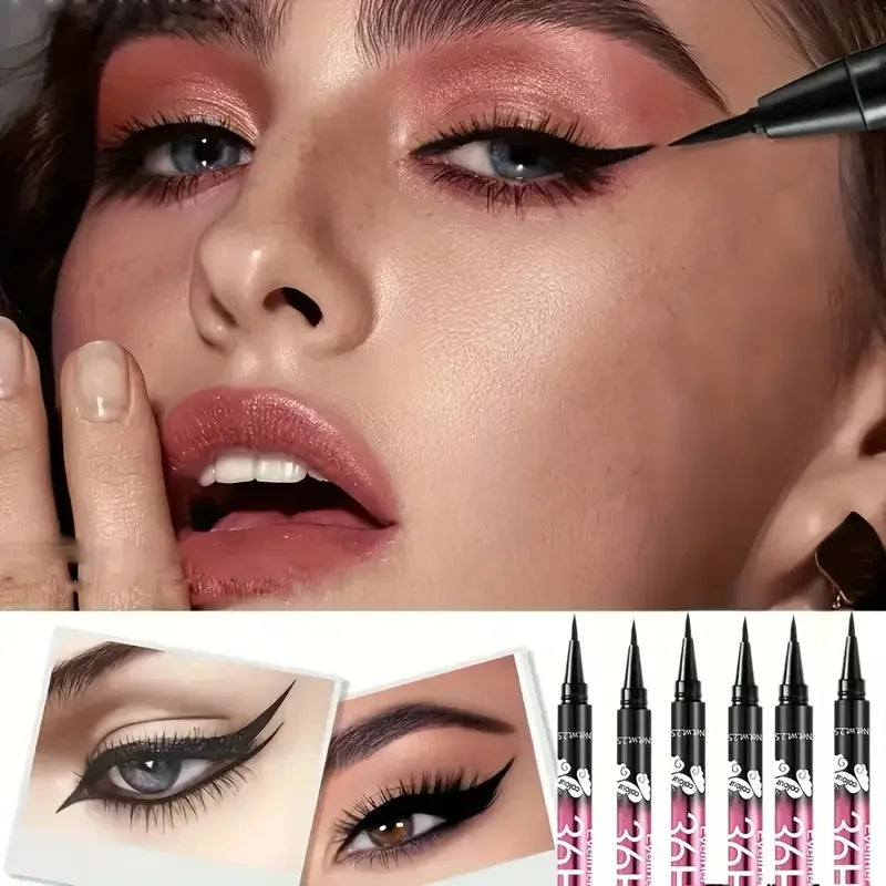 Samy Black Liquid Eyeliner Long-lasting Waterproof