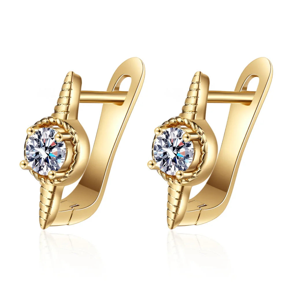 925 Sterling Silver Zircon Stud Earrings for Women | Heart & Crystal Shapes | NGGC Certified | Free Shipping