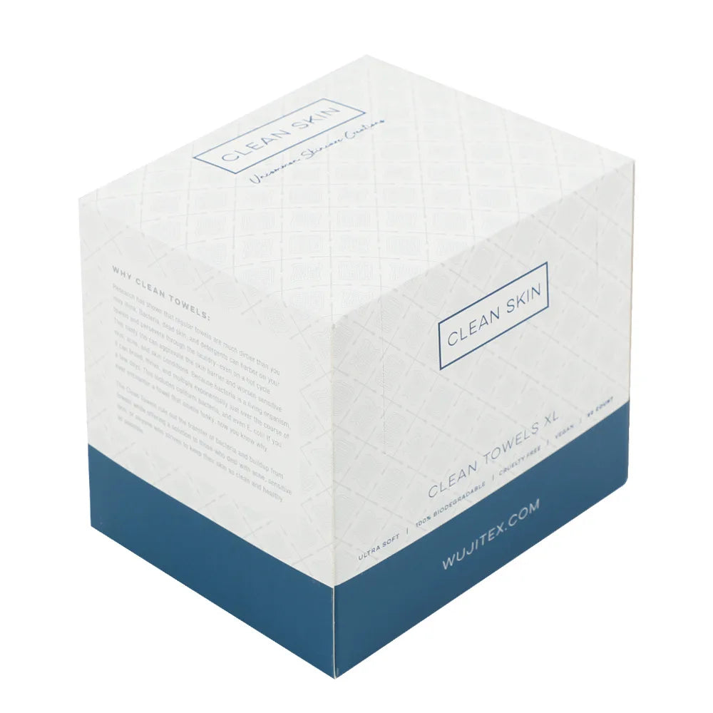 Disposable Cotton Face Towels – Ultra-Soft Makeup Remover Dry Wipes | Single & 4-Pack